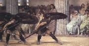 Alma-Tadema, Sir Lawrence A Pyrrhic Dance (mk23) oil painting on canvas